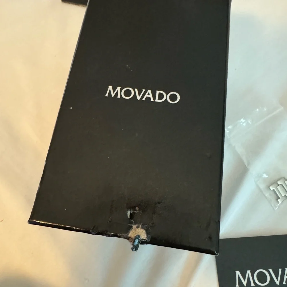 Vintage stainless steel authentic Movado watch - Picture 6 of 6